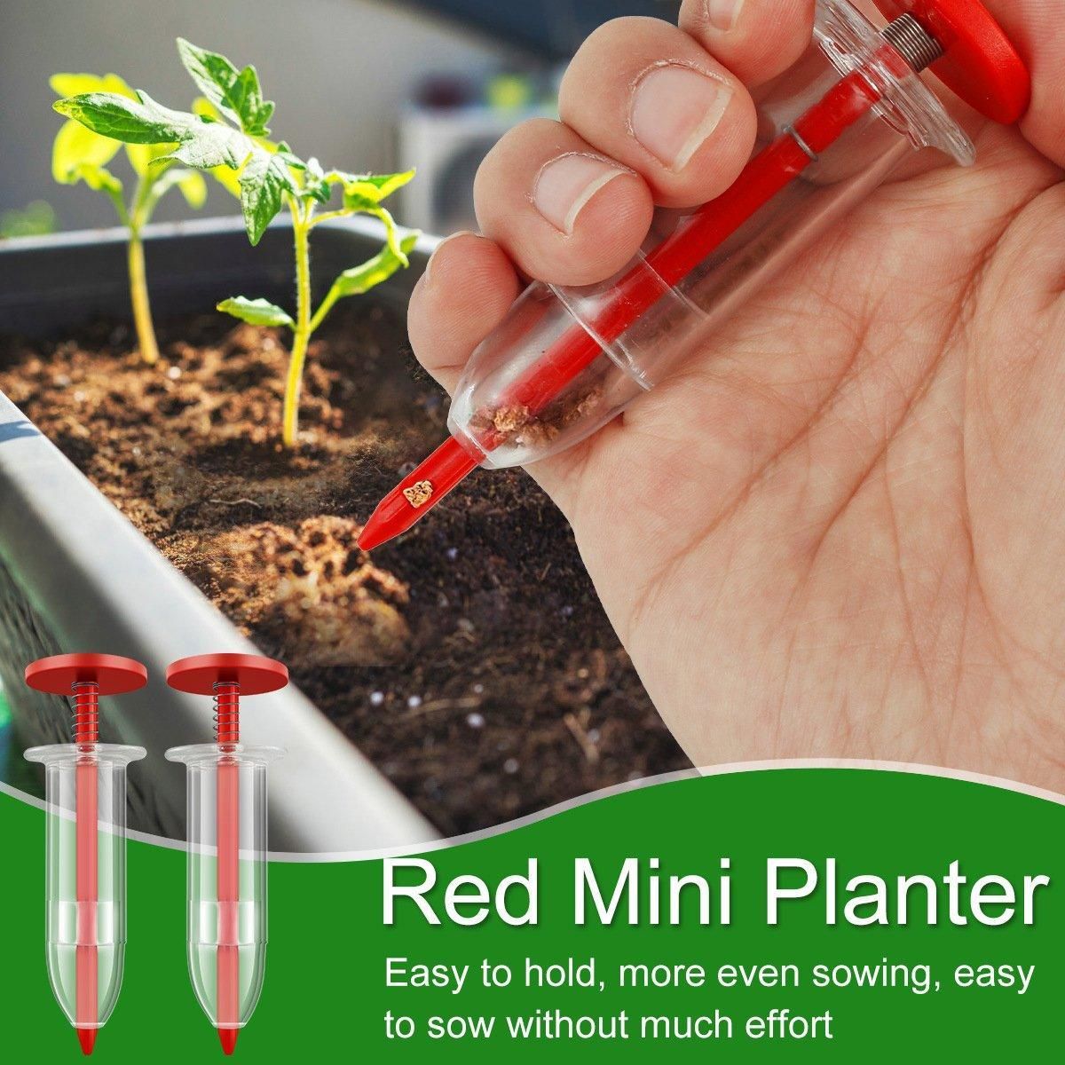 6PCS Garden Seeder Set Mini Seed Planting Tools Manual Seeder for Gardening view 7