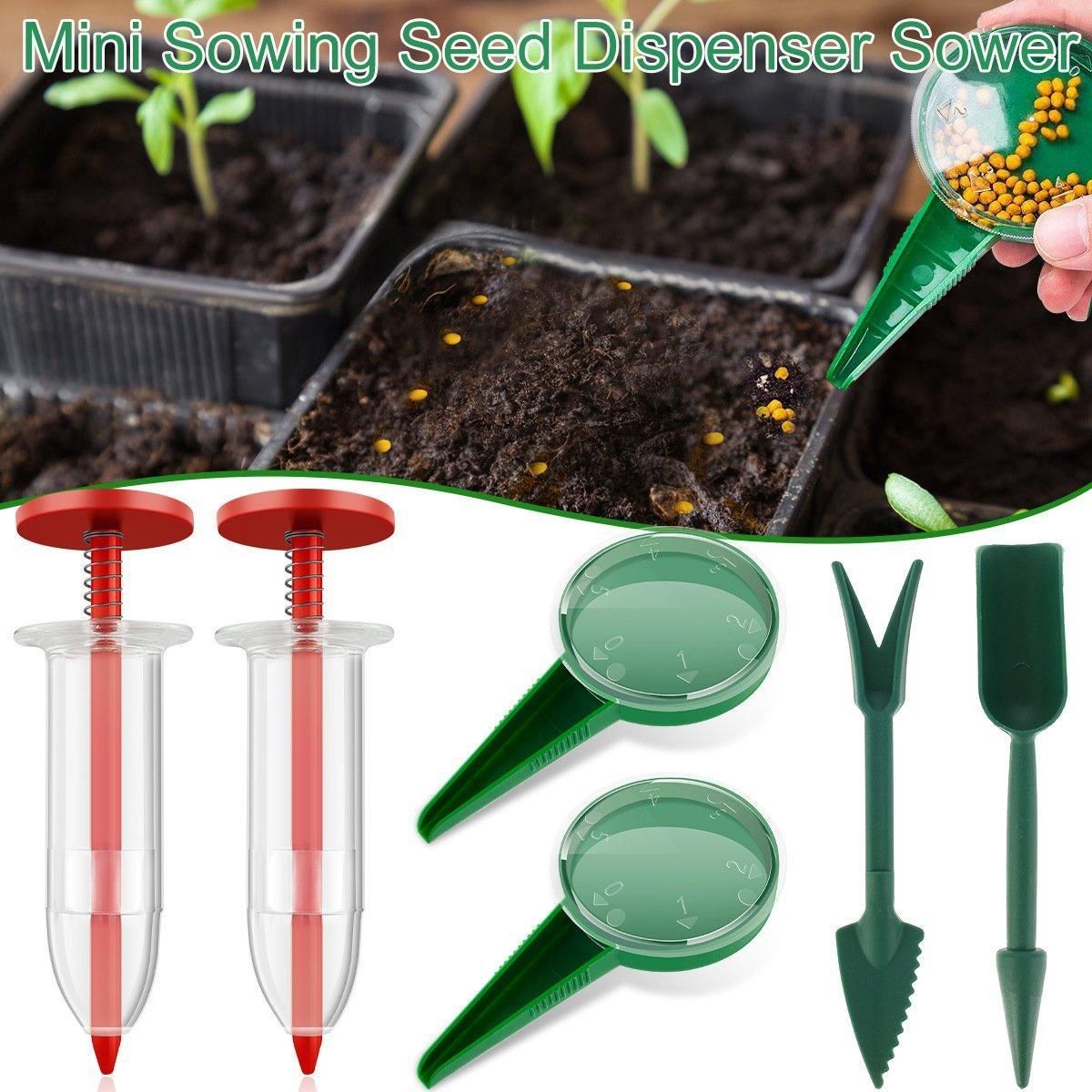 6PCS Garden Seeder Set Mini Seed Planting Tools Manual Seeder for Gardening view 9