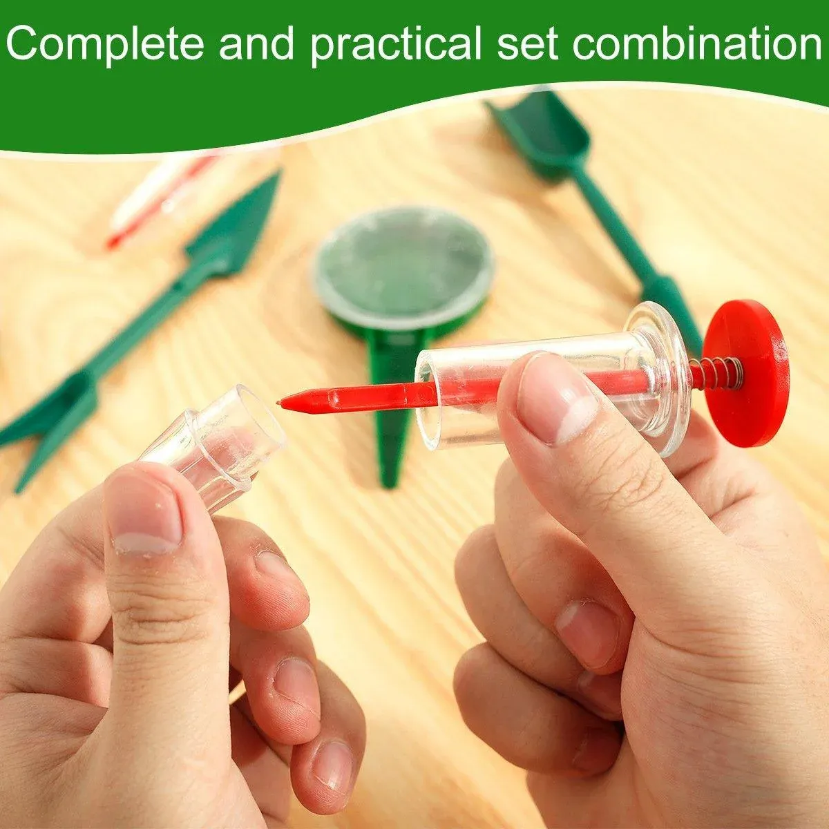 6PCS Garden Seeder Set Mini Seed Planting Tools Manual Seeder for Gardening view 11