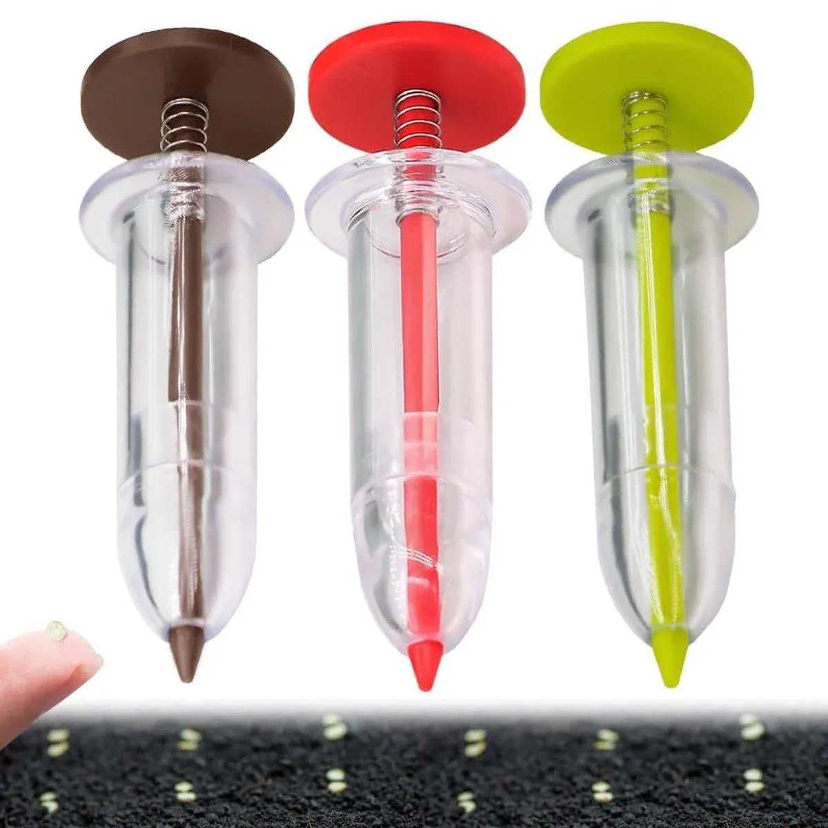 6PCS Garden Seeder Set Mini Seed Planting Tools Manual Seeder for Gardening view 13