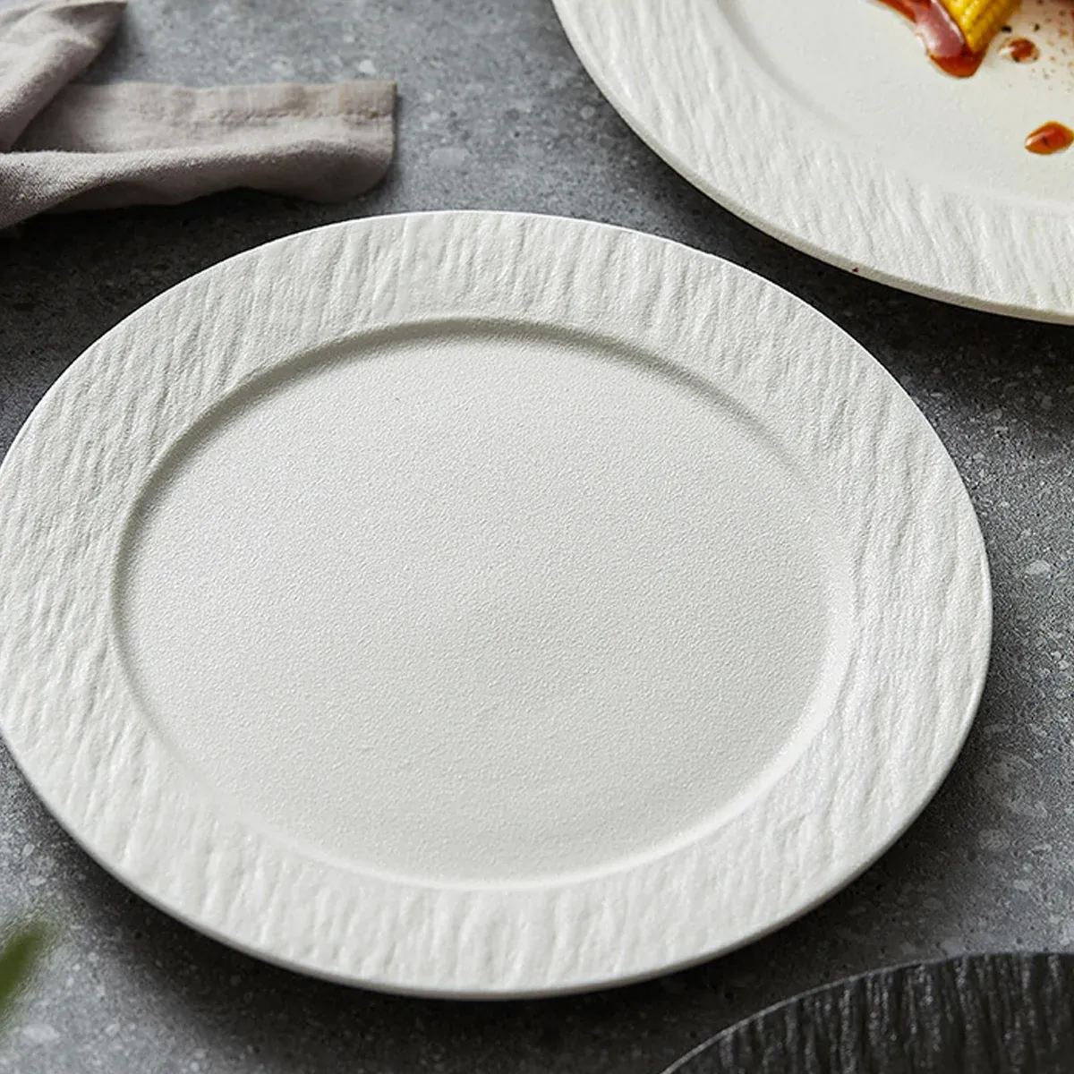 Ceramic Steak Vegetable Dessert Salad Plate Home Dinner Plate Kitchen Dining view 11