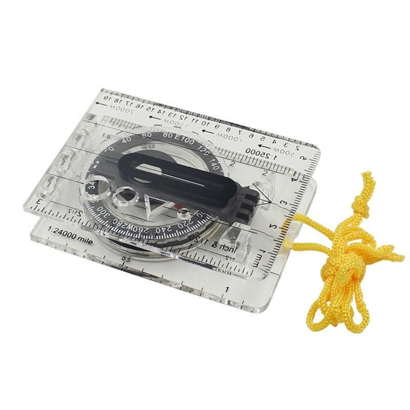 Baseplate Pocket Compass Military Orienteering Hiking Camping Maps Lensatic Army view 2