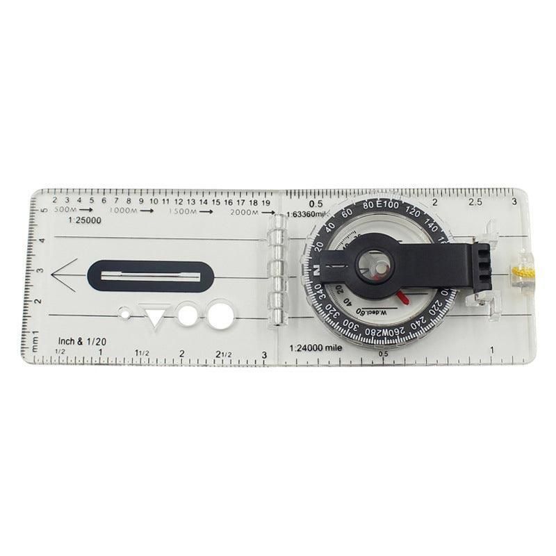 Baseplate Pocket Compass Military Orienteering Hiking Camping Maps Lensatic Army view 4