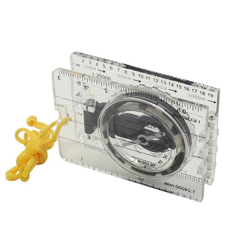 Baseplate Pocket Compass Military Orienteering Hiking Camping Maps Lensatic Army view 6