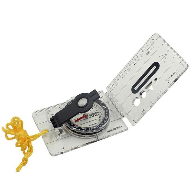 Baseplate Pocket Compass Military Orienteering Hiking Camping Maps Lensatic Army view 7