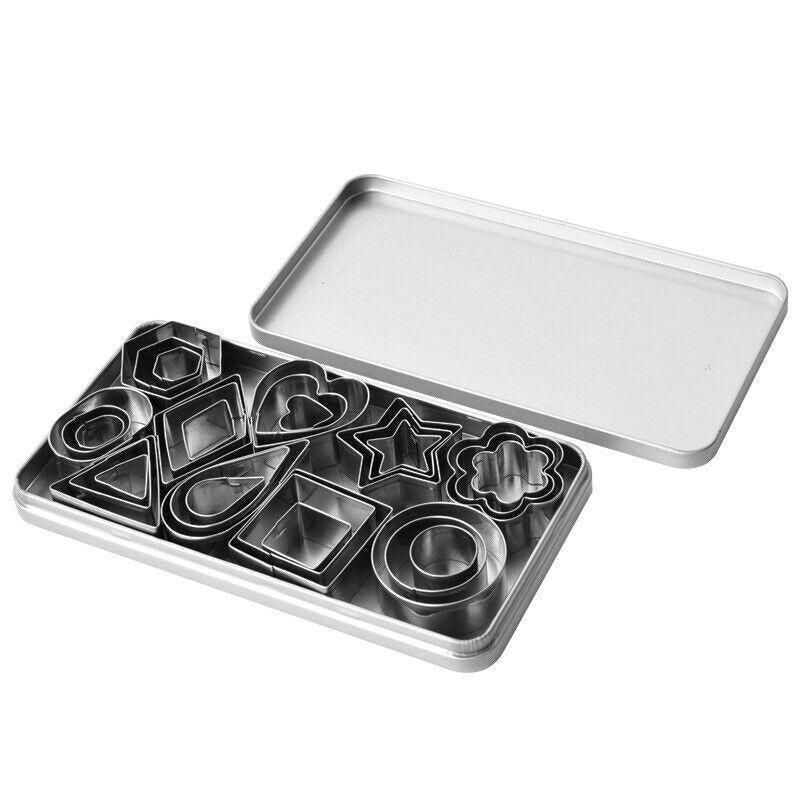 30X Polymer Clay Cutter Stainless Steel Geometry Pottery Tool Cutting Mould Diy view 2