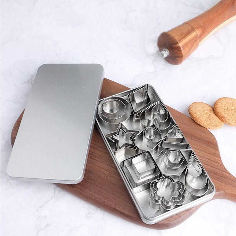 30X Polymer Clay Cutter Stainless Steel Geometry Pottery Tool Cutting Mould Diy view 3
