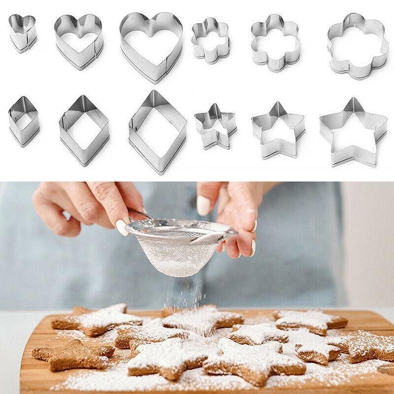30X Polymer Clay Cutter Stainless Steel Geometry Pottery Tool Cutting Mould Diy view 8