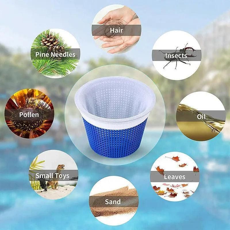 Pool Skimmer Socks for Filter Basket Debris Net Bags 5 to 30 Pieces - 5PCS view 4