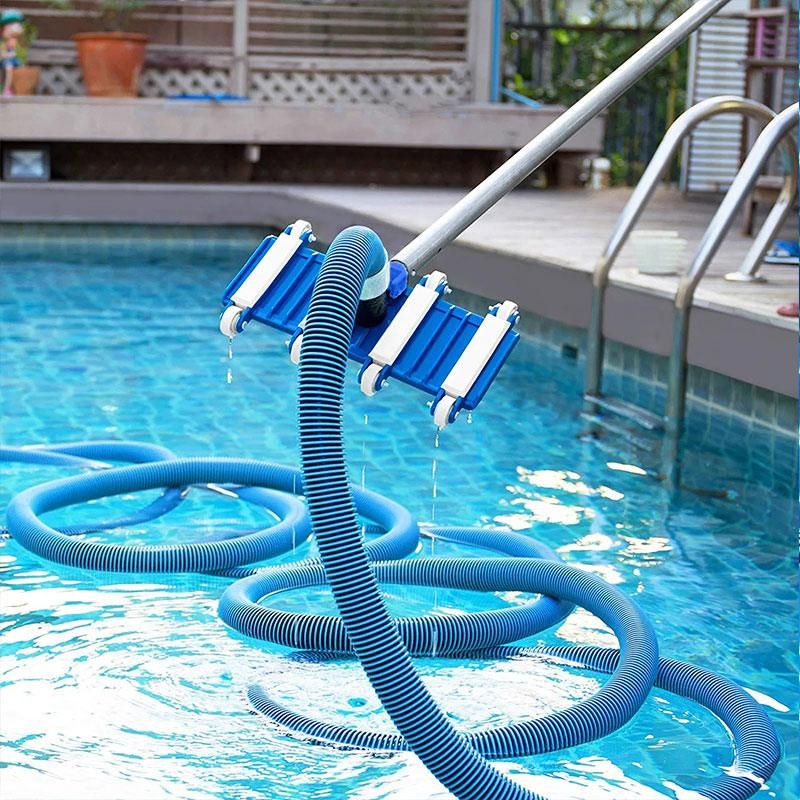 Heavy Duty Flexible Pool Vacuum Head with Wheels for 38mm Hose view 4