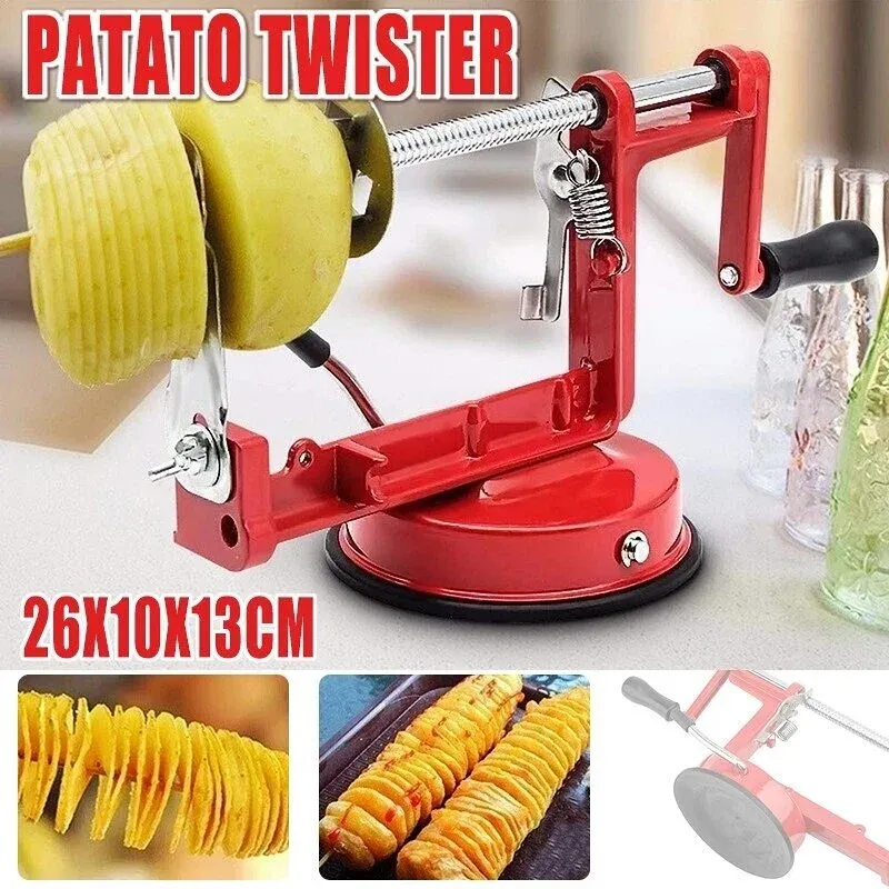 Manual Spiral Potato Slicer Twister Cutter Machine for Tornado Chips and