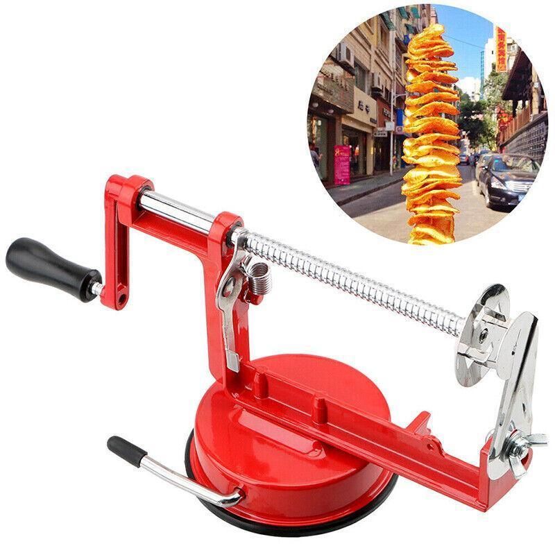 Manual Spiral Potato Slicer Twister Cutter Machine for Tornado Chips and view 6