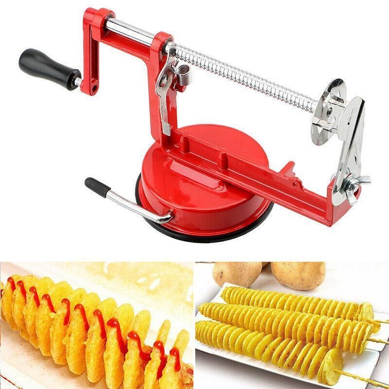 Manual Spiral Potato Slicer Twister Cutter Machine for Tornado Chips and view 9