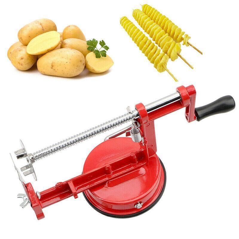 Manual Spiral Potato Slicer Twister Cutter Machine for Tornado Chips and view 11