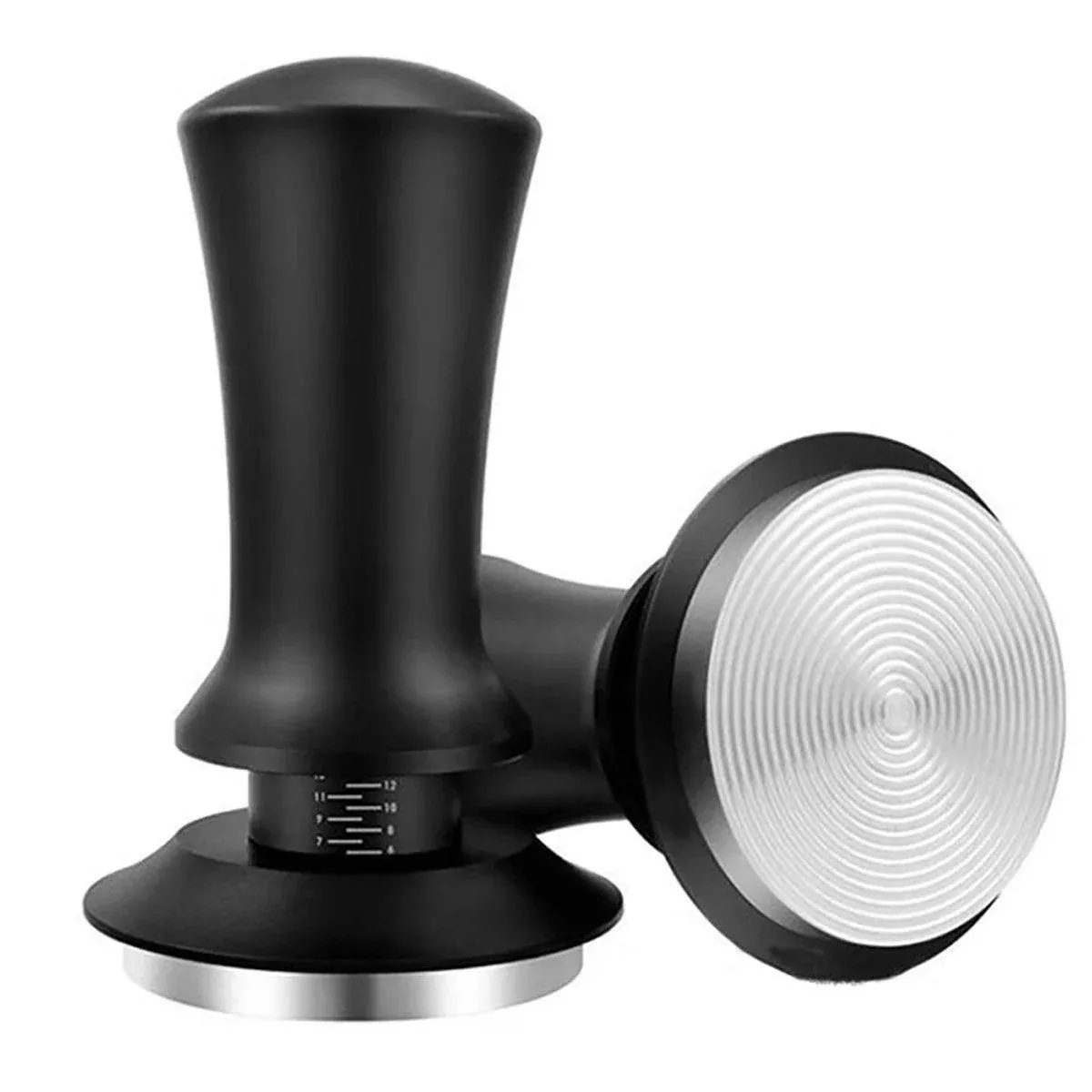 Adjustable Coffee Tamper with Scale Constant Pressure Espresso Powder Press