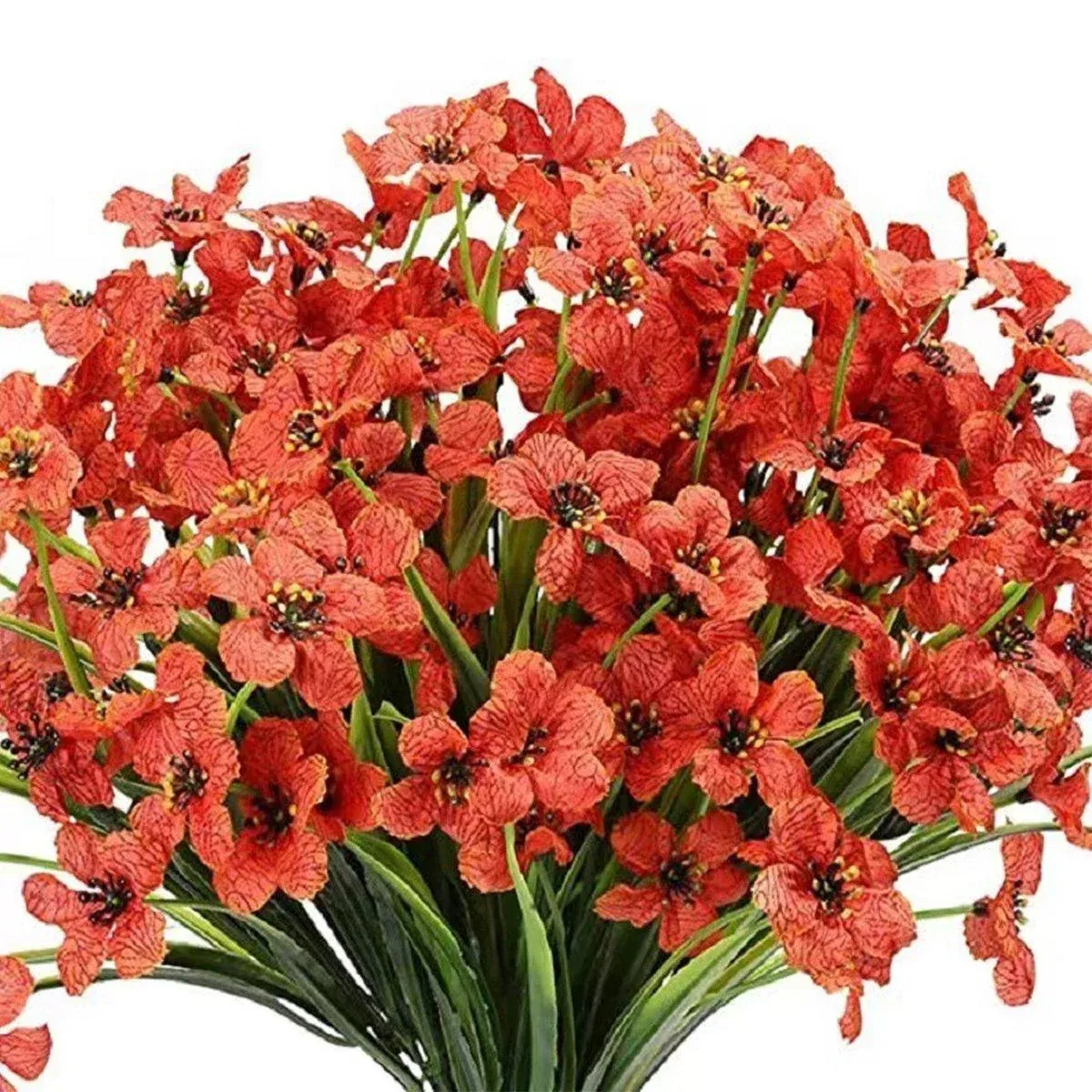 12pcs Artificial Flowers Set for Home Decor Wedding Party Fake Floral Decor