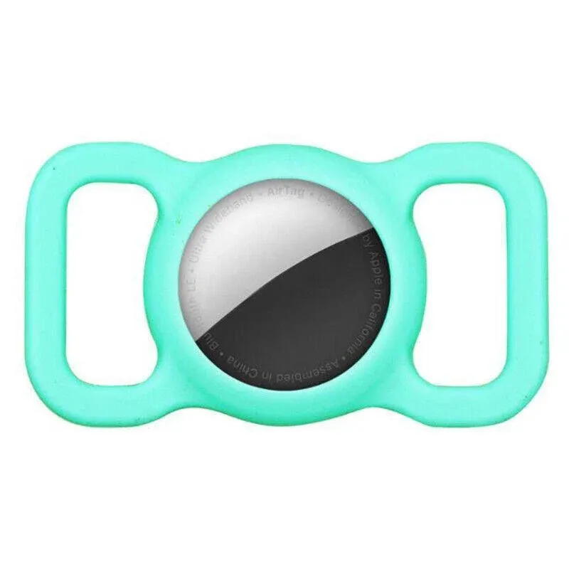 Silicone Collar Attachment Case Compatible with Tracking Device for Pets - Green — image 1