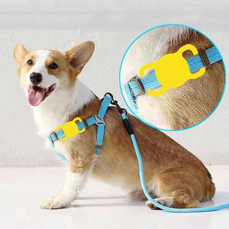 Silicone Collar Attachment Case Compatible with Tracking Device for Pets - Green view 10