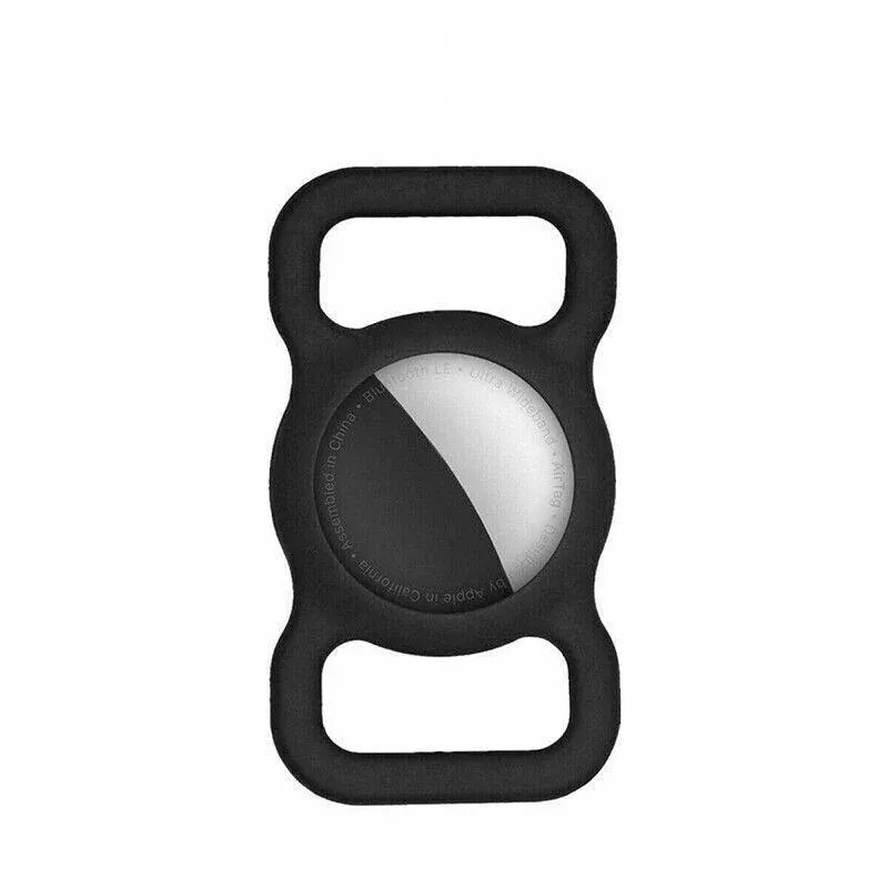 Silicone Collar Attachment Case Compatible with Tracking Device for Pets - Yellow view 4