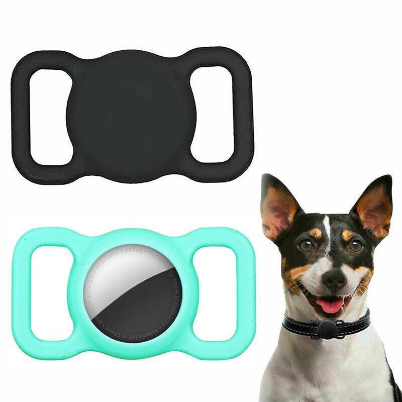 Silicone Collar Attachment Case Compatible with Tracking Device for Pets - Yellow view 5