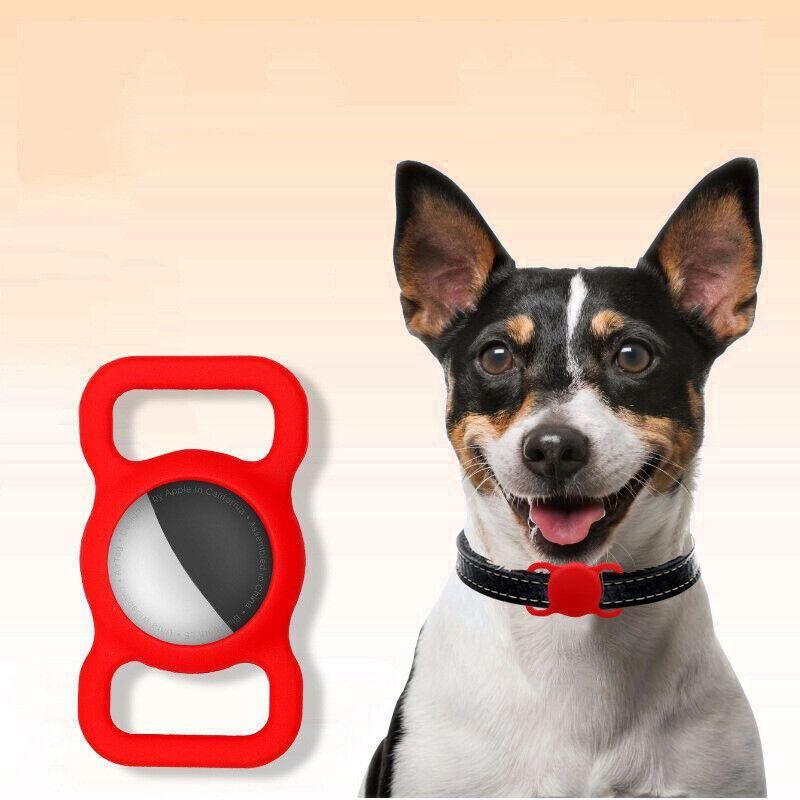 Silicone Collar Attachment Case Compatible with Tracking Device for Pets - Yellow view 14