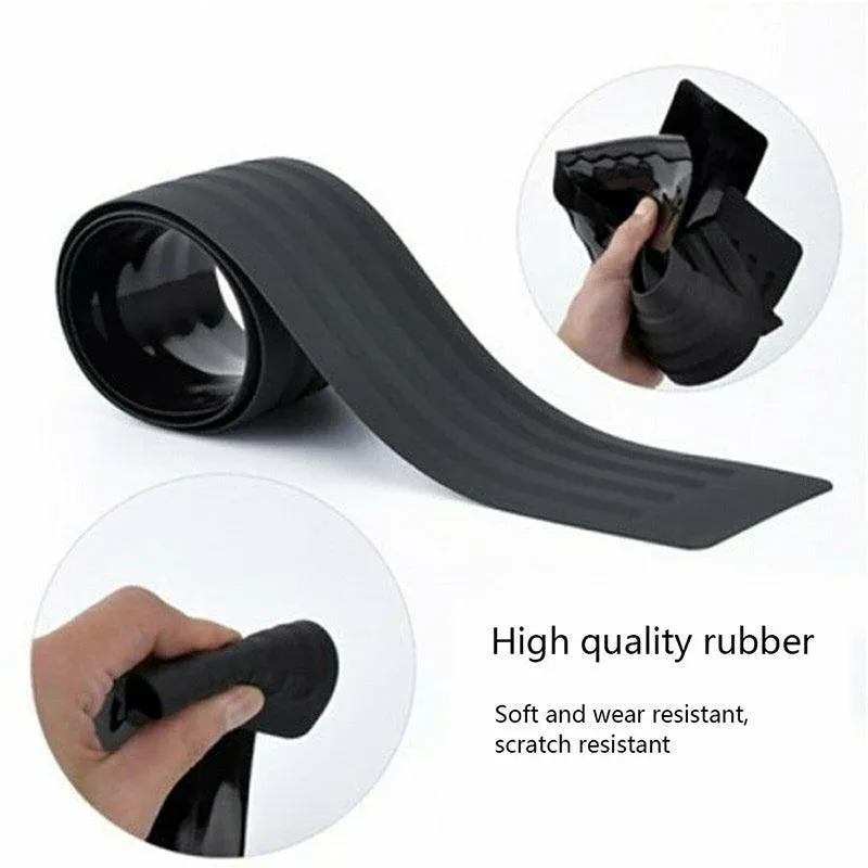 Car Trunk Rear Edge Protector Rubber Bumper Guard No Scratch Auto Universal Au view 6