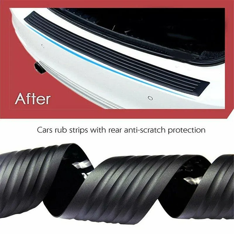 Car Trunk Rear Edge Protector Rubber Bumper Guard No Scratch Auto Universal Au view 8