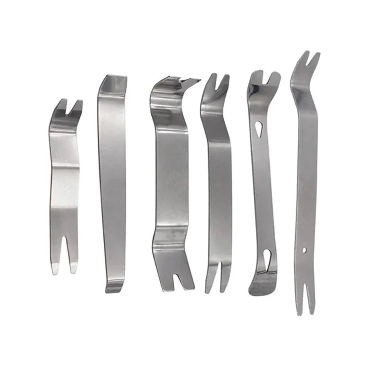 6pcs Pry Bar Tool Set Metal Dismantling Plate Fastener Remover For Car Repair view 2