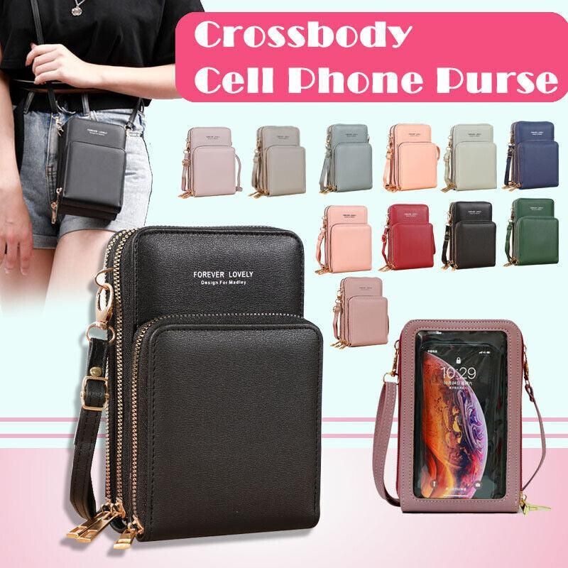 Women Crossbody Phone Purse Touch Screen Bag Rfid Blocking Wallet Shoulder view 2