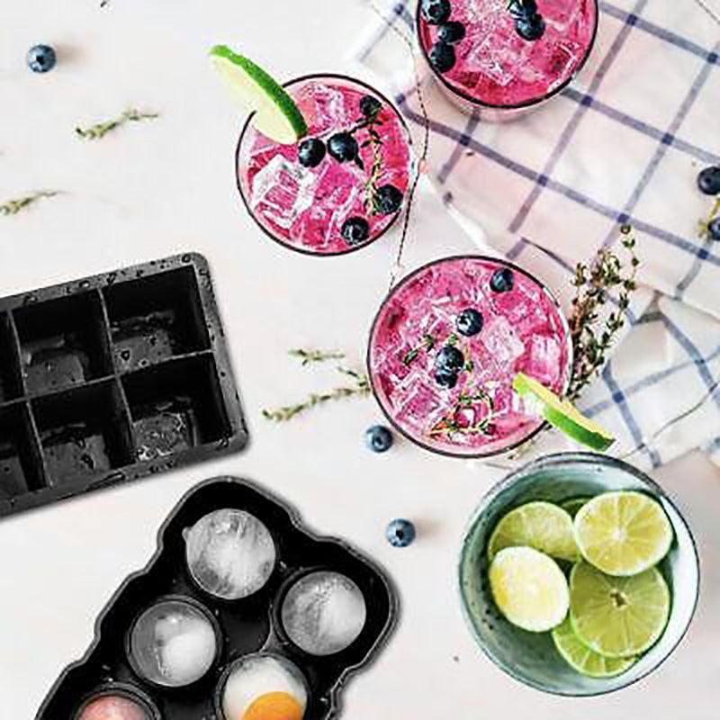 Large Ice Cube Tray Ball Maker Big Silicone Mold Sphere Whiskey Round Mould view 11