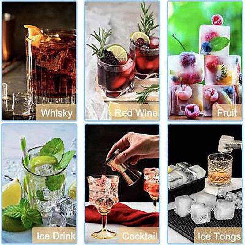 Large Ice Cube Tray Ball Maker Big Silicone Mold Sphere Whiskey Round Mould view 14