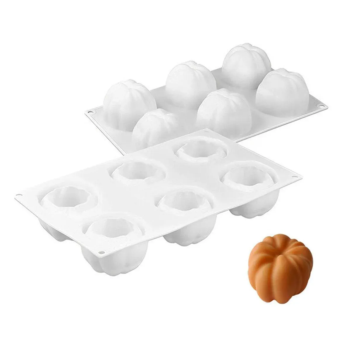Halloween Silicone Chocolate Cake Mold Pumpkin Mold Baking DIY Handmade Soap view 11