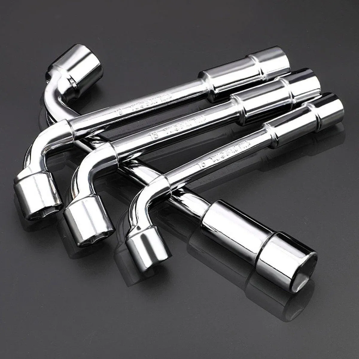 6-23mm L Shaped Socket Wrench Elbow Multi Size Hardware Repair Tool Set - 21mm view 8
