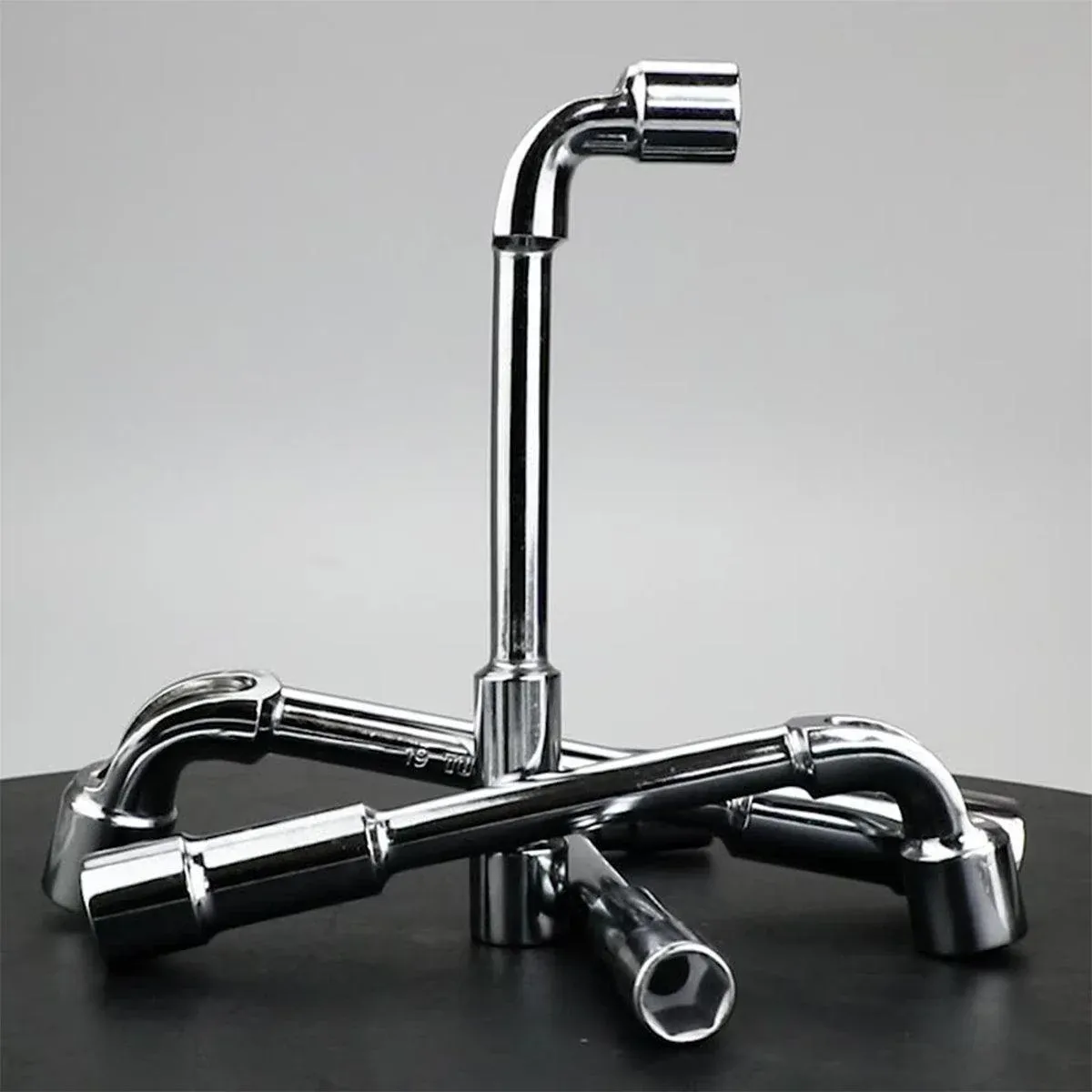 6-23mm L Shaped Socket Wrench Elbow Multi Size Hardware Repair Tool Set - 21mm view 9