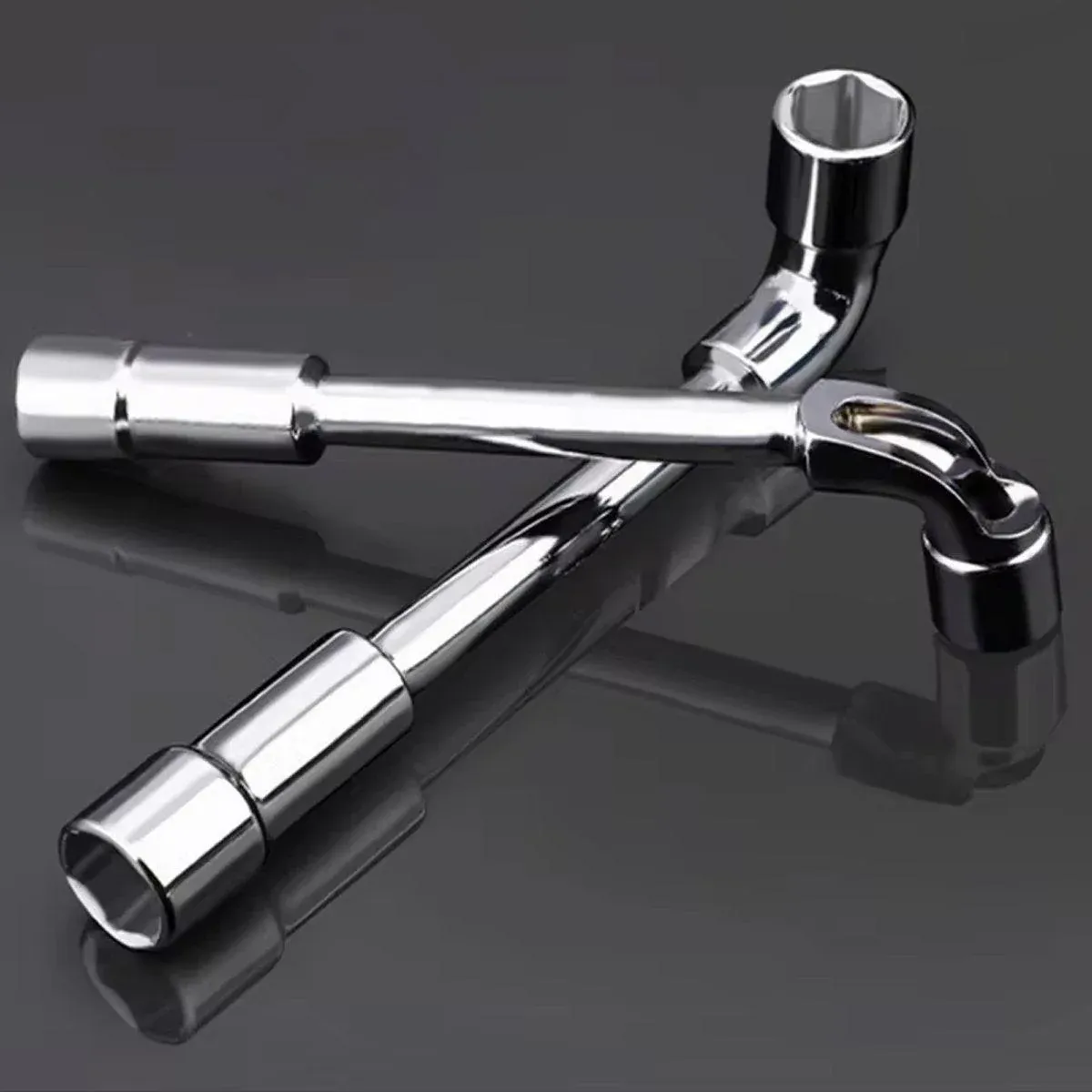 6-23mm L Shaped Socket Wrench Elbow Multi Size Hardware Repair Tool Set - 21mm view 11