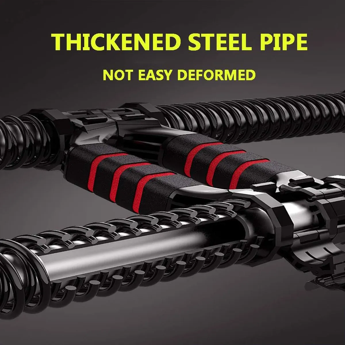Arm Trainer Pull Press Bar 100kg Resistance Chest Abdomen Home Fitness Equipment view 7
