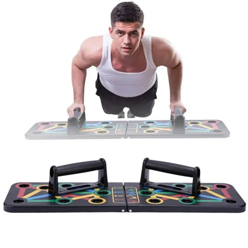14 in1 Push Up Board Rack Bar Grip Handle Muscle Train Gym Workout Fitness Stand view 6
