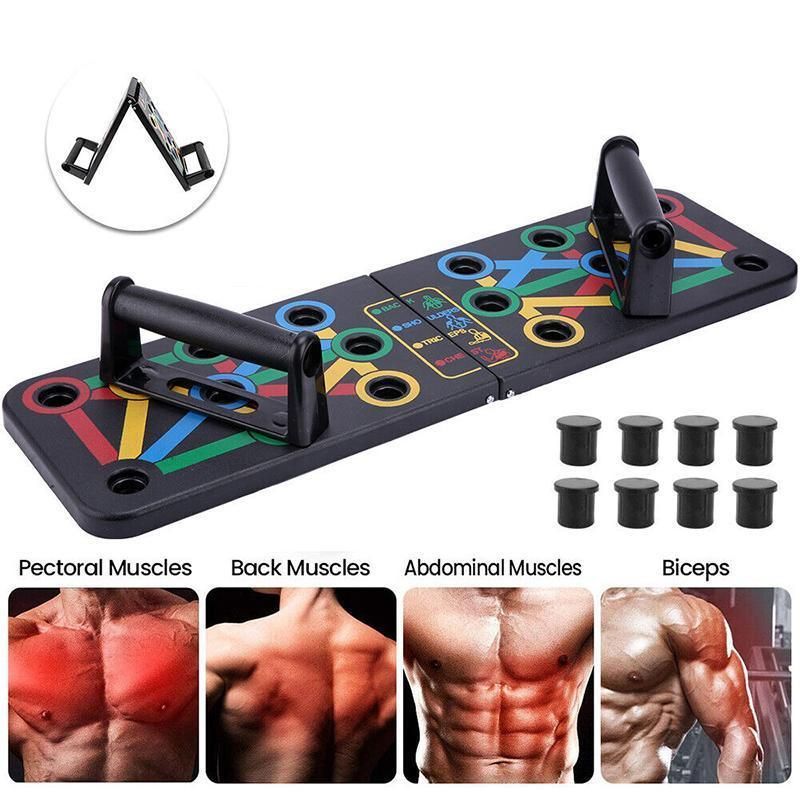 14 in1 Push Up Board Rack Bar Grip Handle Muscle Train Gym Workout Fitness Stand view 7
