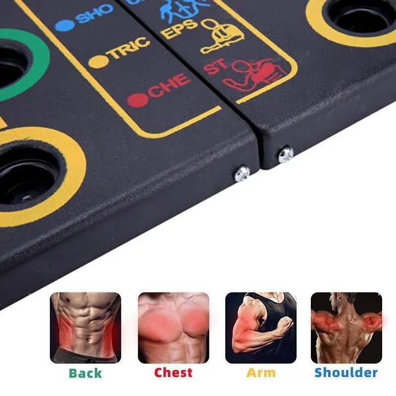 14 in1 Push Up Board Rack Bar Grip Handle Muscle Train Gym Workout Fitness Stand view 8