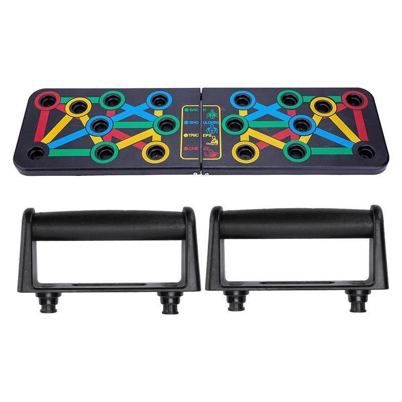 14 in1 Push Up Board Rack Bar Grip Handle Muscle Train Gym Workout Fitness Stand view 9