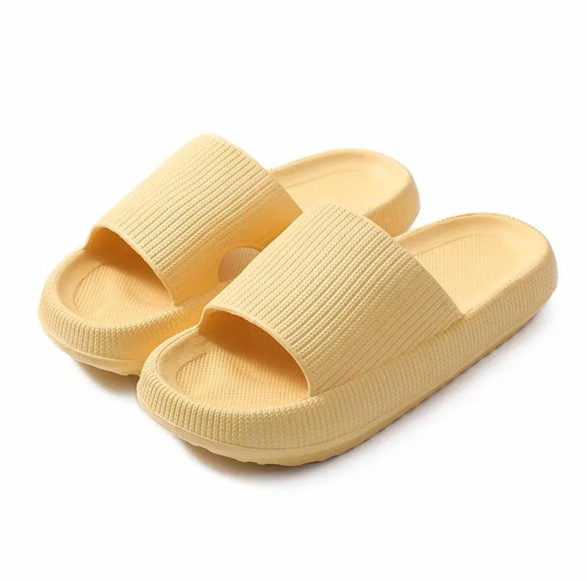 Ultra-Soft Pillow Slides EVA Slippers for Indoor Outdoor Use – Thick Anti-Slip
