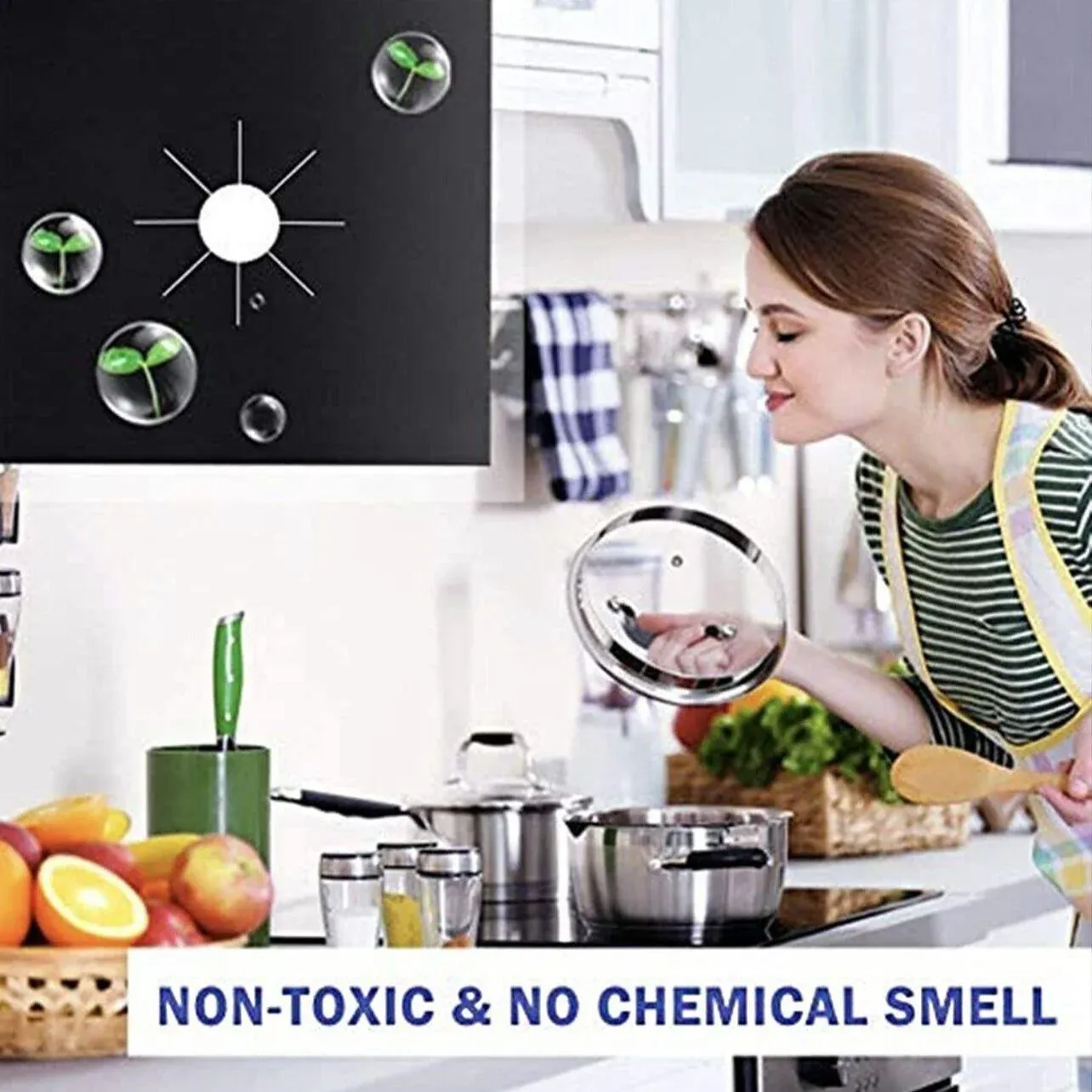 Gas Stove Burner Covers Reusable Hob Protectors Non Stick Liner Pad 4 Pcs - 4 view 7