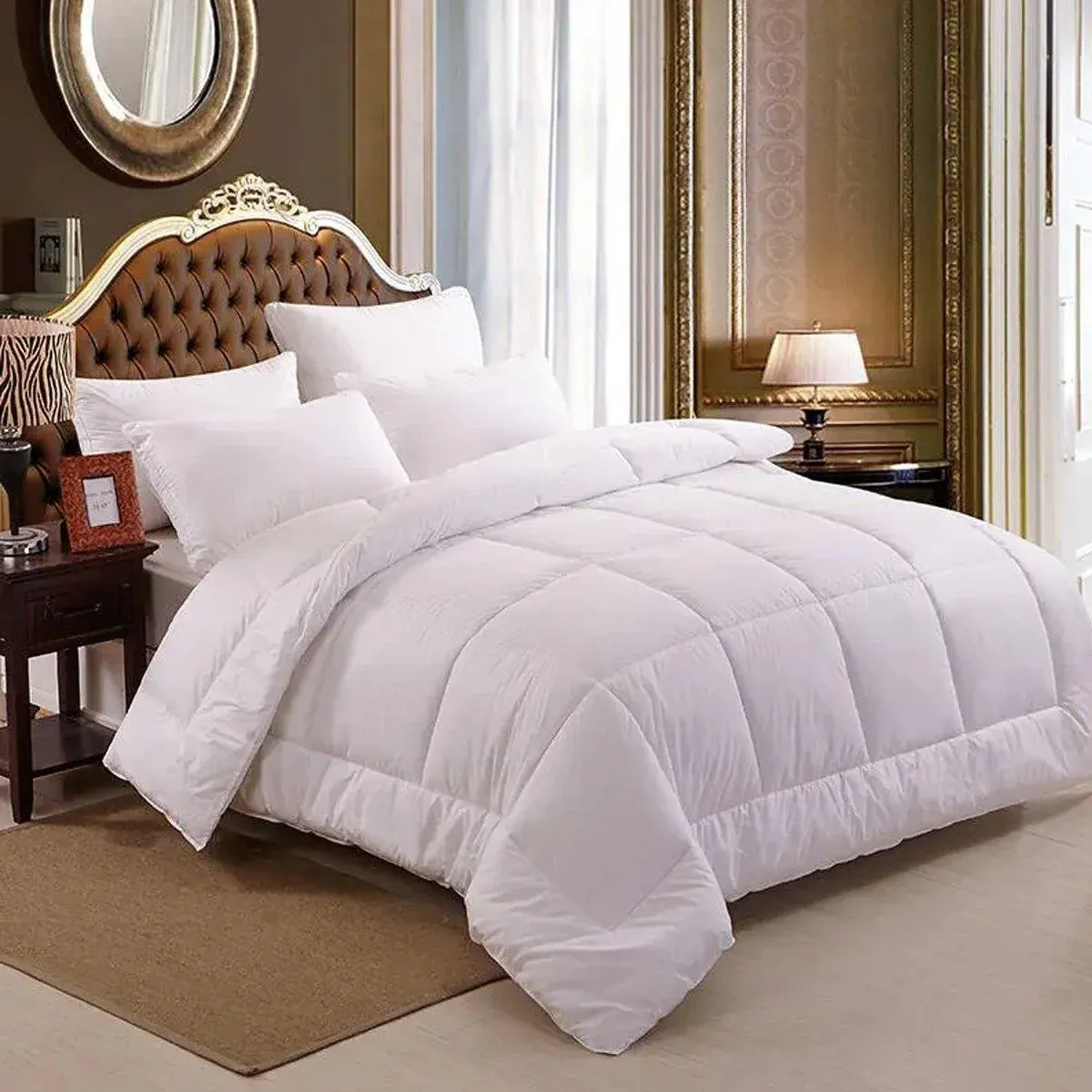 Luxury Hotel Quilt Core – Soft Microfiber Down Alternative Comforter for All view 11