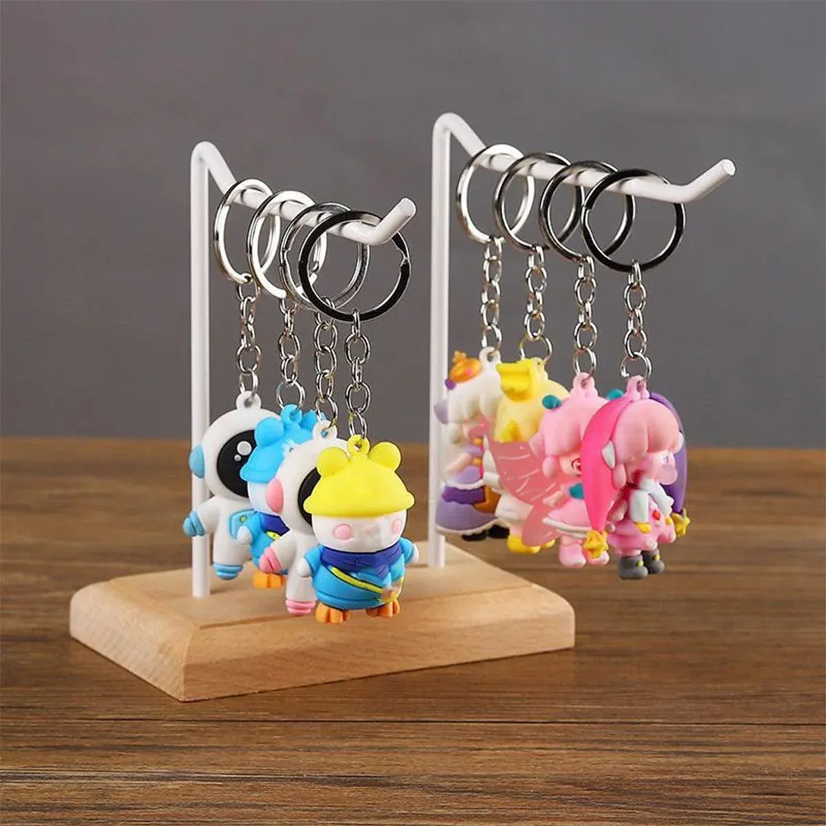 Iron Earrings Display Rack Jewellery Holder Hanging Keychain Bracelet Shelf view 5