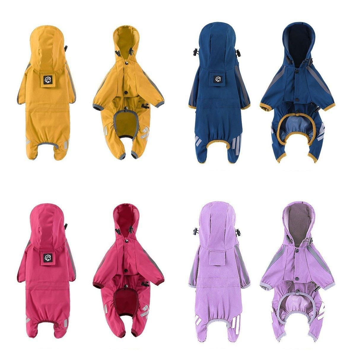 Waterproof Four Corner Pet Raincoats In Large Medium And Small Sizes Are view 3