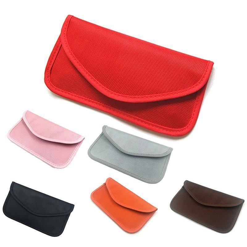 Car Key Case For Faraday Cage Fob Pouch Keyless RFID Blocking Bag - Red view 3
