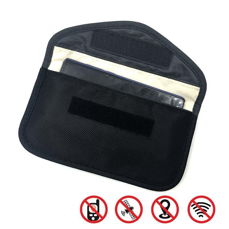 Car Key Case For Faraday Cage Fob Pouch Keyless RFID Blocking Bag - Red view 10