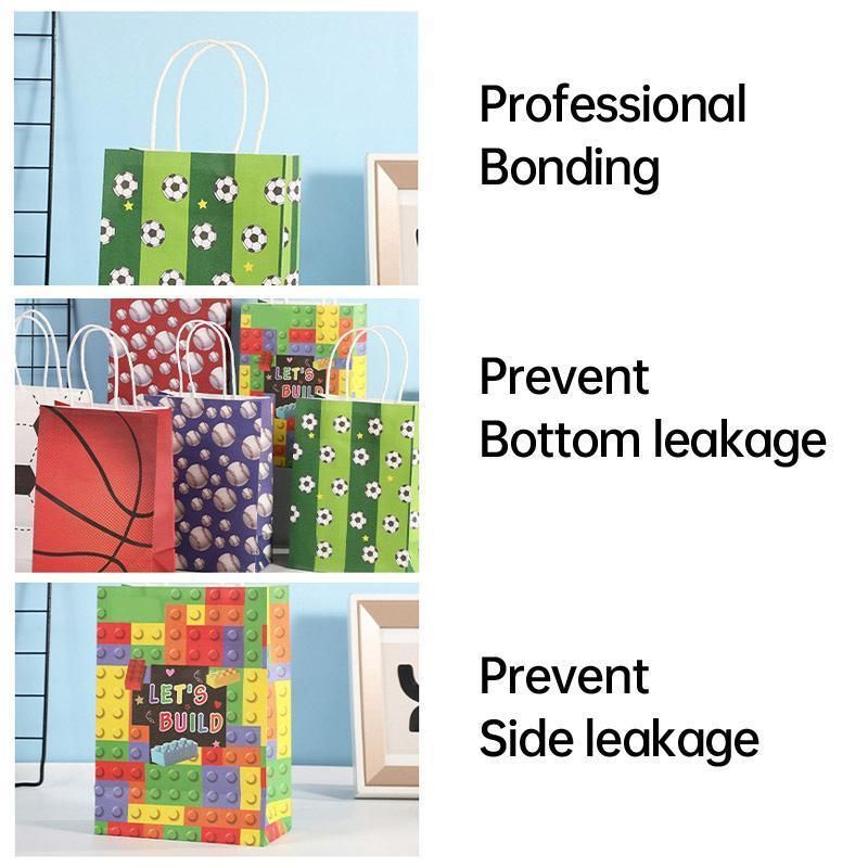 30PCS Fashion Ball Kraft Paper Gift Bag Festivals gift tote bag Party Favor view 5