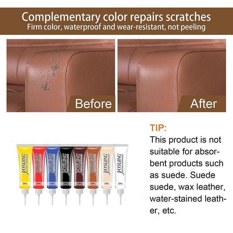 dvanced Leather Repair Gel Kit Filler for Sofa Auto Interior and Scratch view 6
