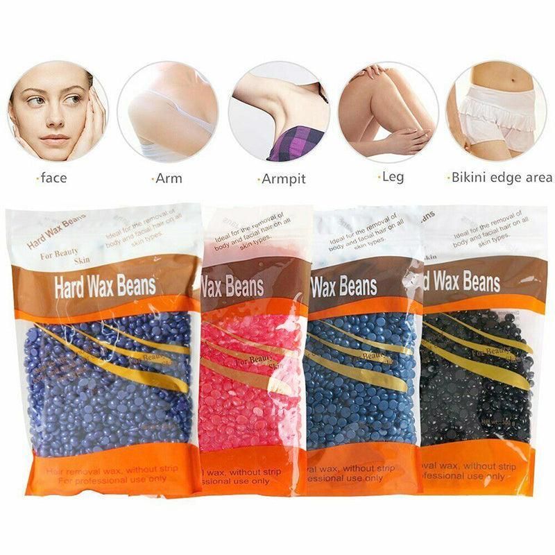 300G Hard Wax Bean No Strip No Pain Hot Film Body Waxing Hair Removal view 12